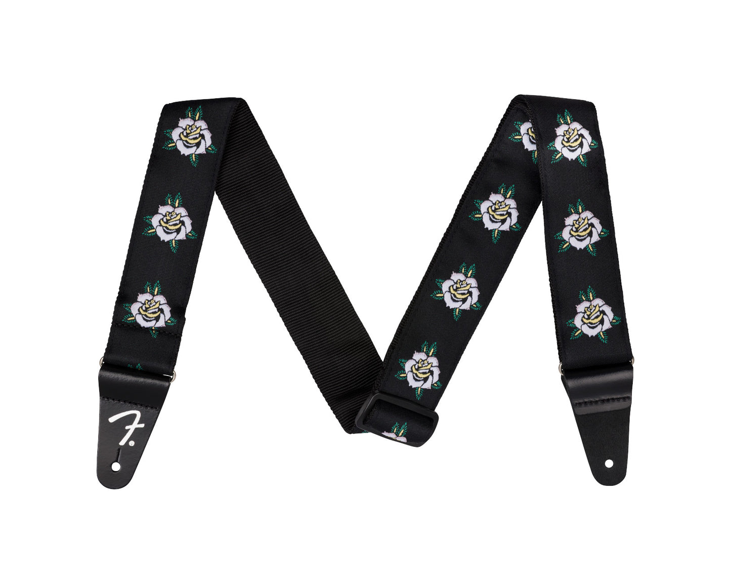 Fender Rose Strap, White, 2"