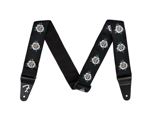 Fender Rose Strap, White, 2"
