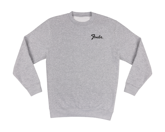 Fender SM Transition Logo Sweatshirt Athletic Grey - Large