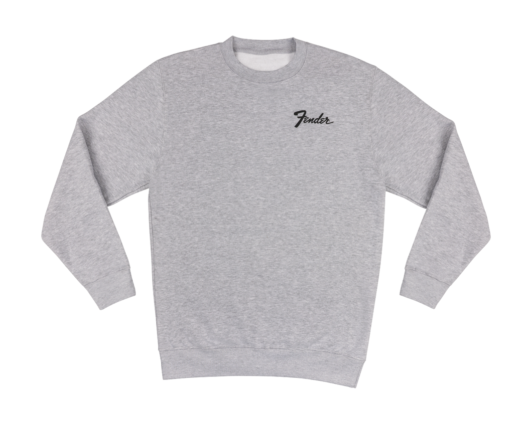 Fender SM Transition Logo Sweatshirt Athletic Grey - Large
