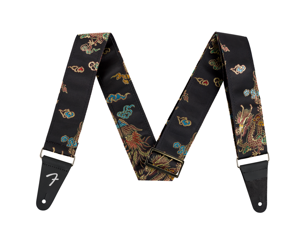 Fender Satin Dragon Strap - Black