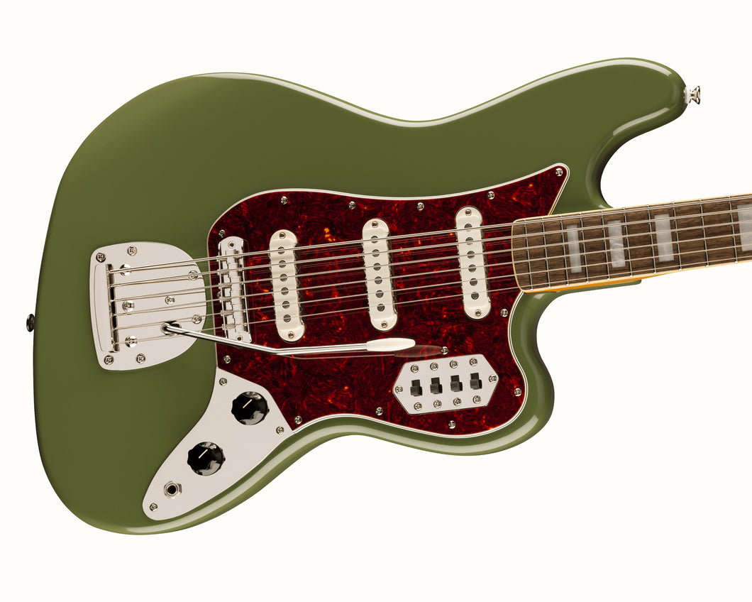 Limited Edition Fender Squier FSR Classic Vibe Bass VI Olive Found Sound