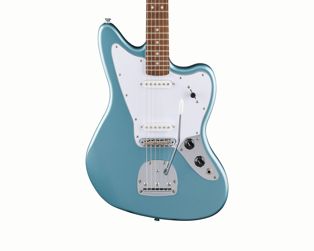 Fender Squier FSR Affinity Series Jaguar Laurel Fingerboard White Pickguard Ice Blue Metallic