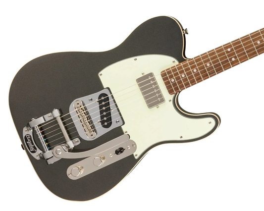 Fender Squier FSR Classic Vibe '60s Custom Telecaster SH w/Bigsby - Charcoal Frost Metallic w/Matching Headstock