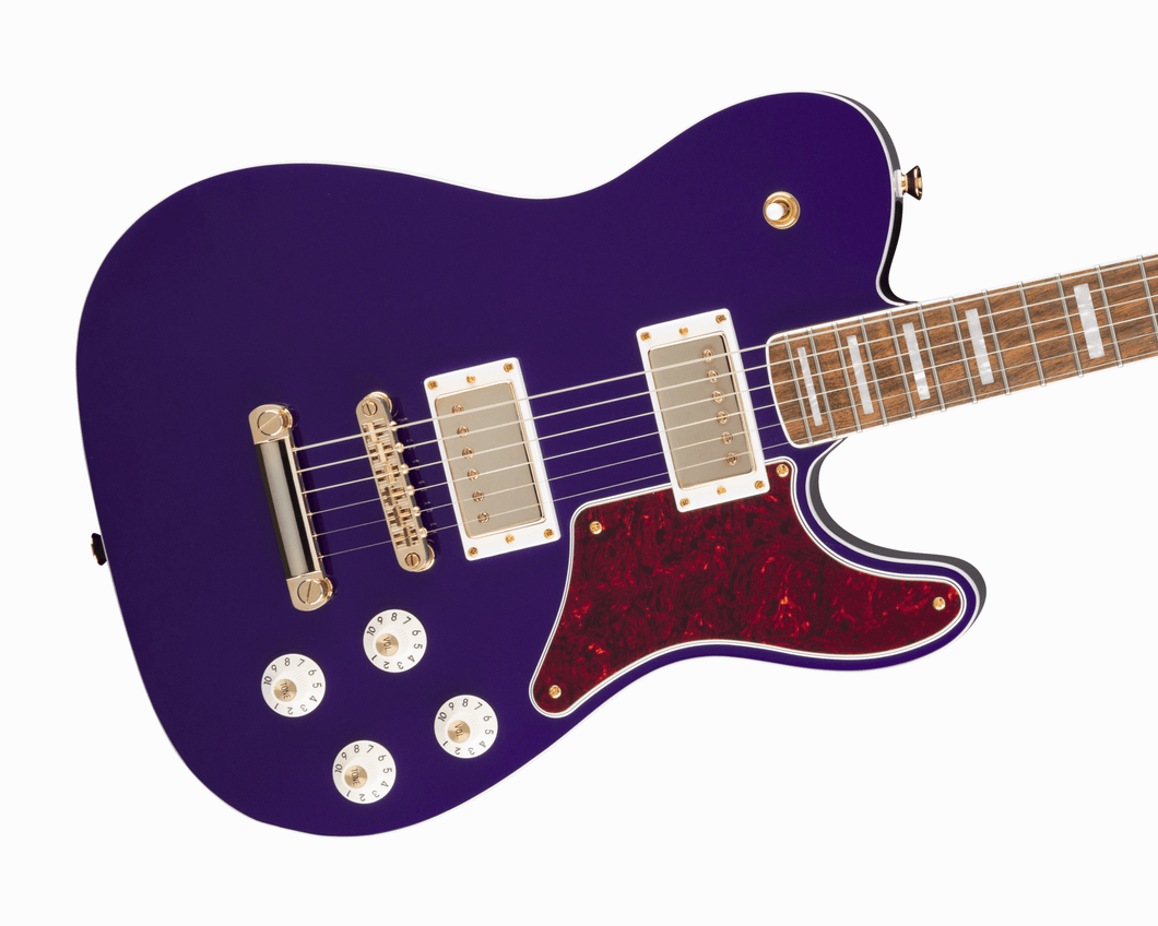 Fender Squier FSR Paranormal Troublemaker Telecaster Deluxe - Purple Metallic