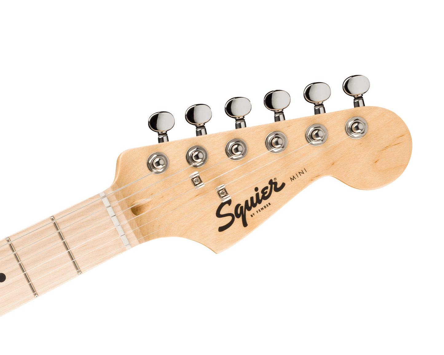 Fender Squier Mini Stratocaster, Maple Fingerboard, White Pickguard, California Blue
