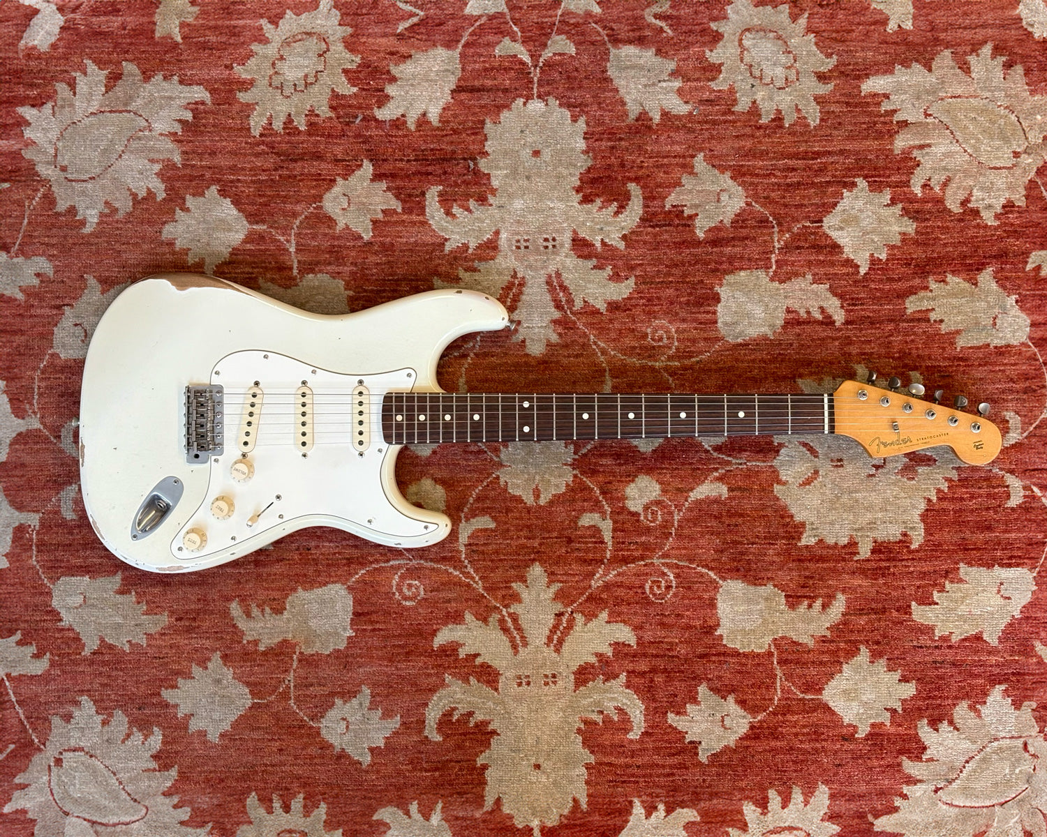 2010 Fender Road Worn '60s Stratocaster - Olympic White – Found Sound
