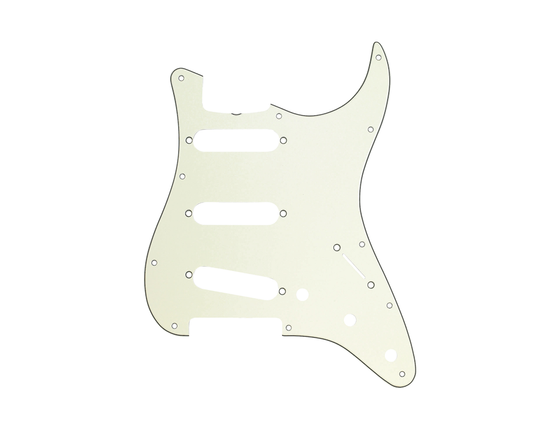 Fender Stratocaster S/S/S 11-Hole Vintage Mount (with Truss Rod Notch) Pickguard - Mint Green