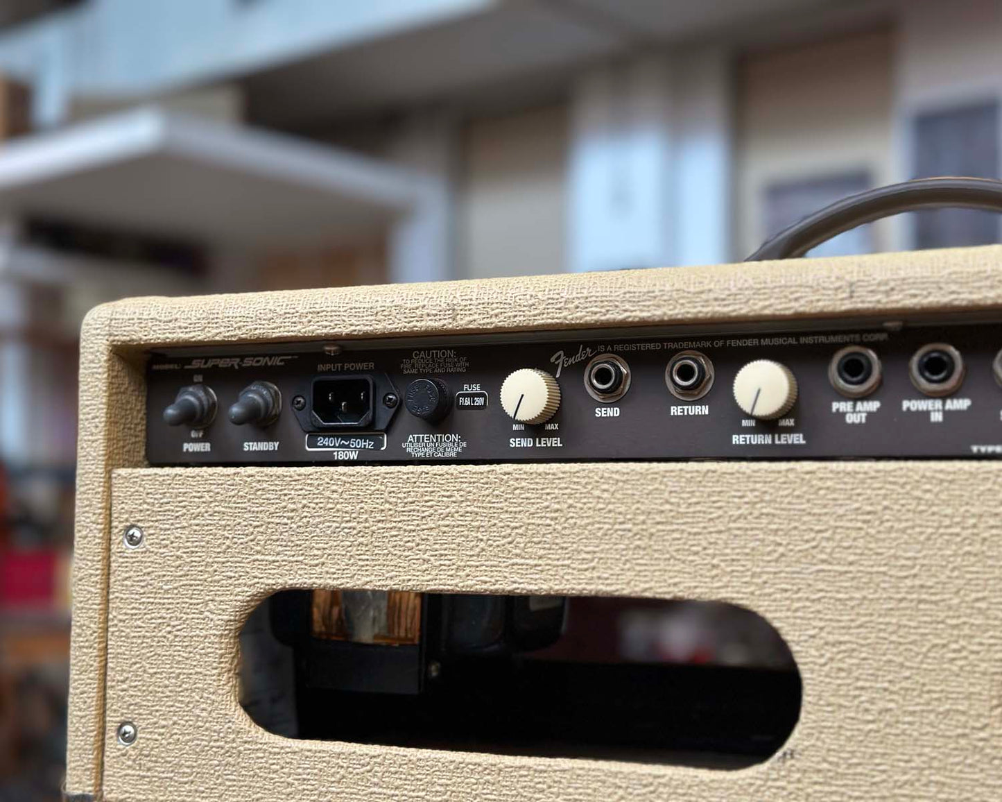 Fender Super Sonic 60 Head - Blonde/Oxblood