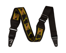 Load image into Gallery viewer, Fender Swell 2&quot; Neoprene Strap Blk/Ylw/Brn
