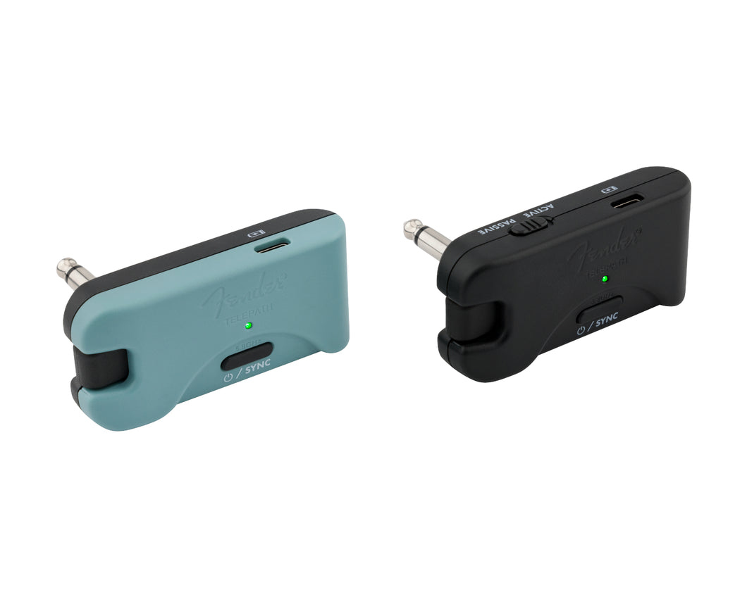 Fender Telepath Wireless System, Mystic Ice Blue and Black