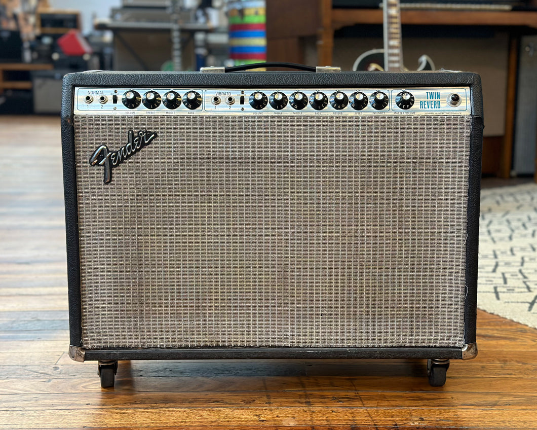 76 Silverface Fender Twin Reverb - Serviced – Found Sound