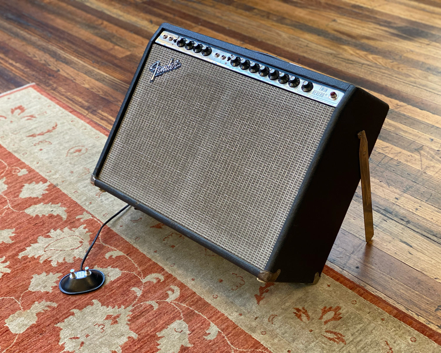 78 Fender Twin Reverb - Blackface Mod w/ Original Amp Cover 