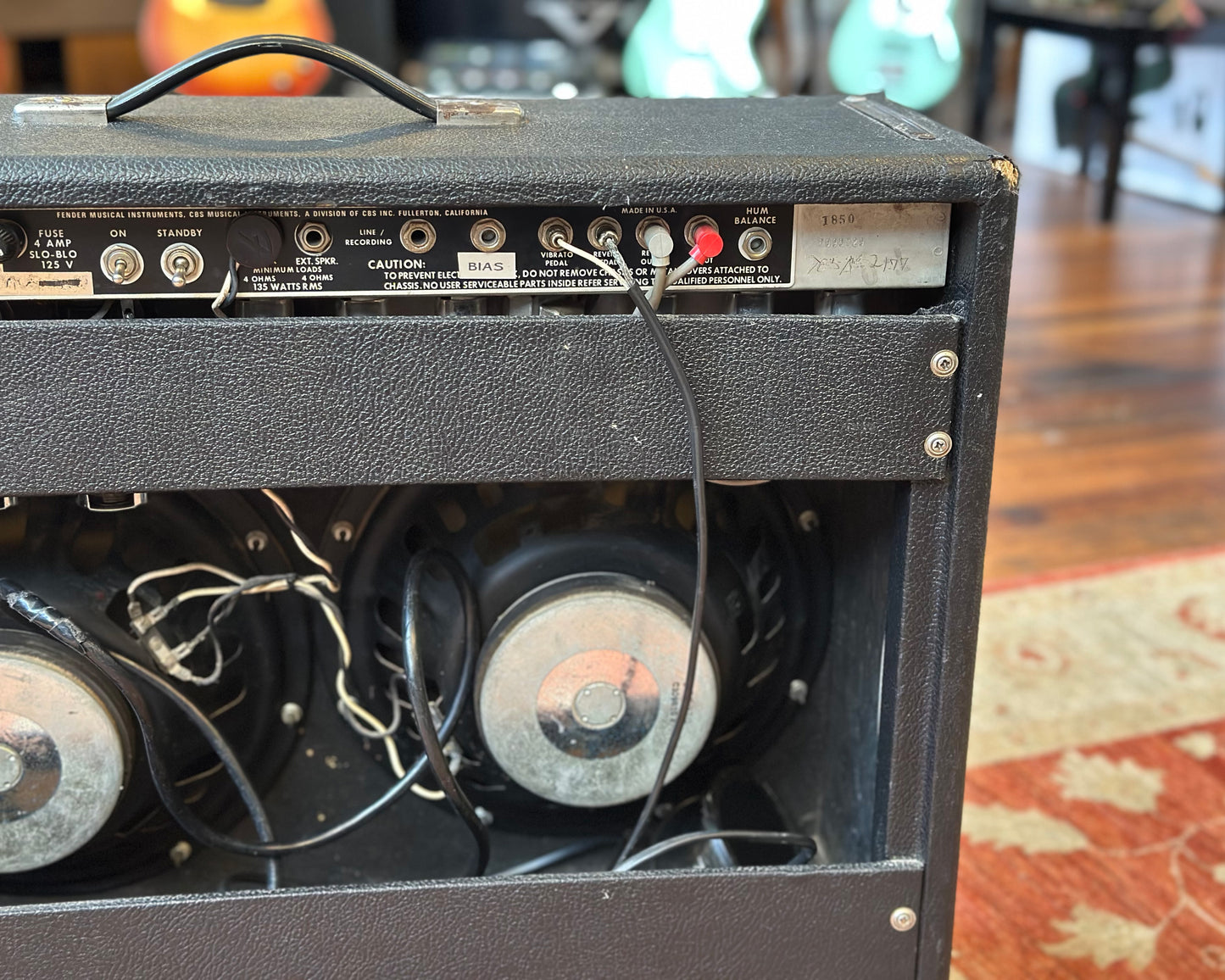 1970s Fender Twin Reverb 135 Watt 2x12"