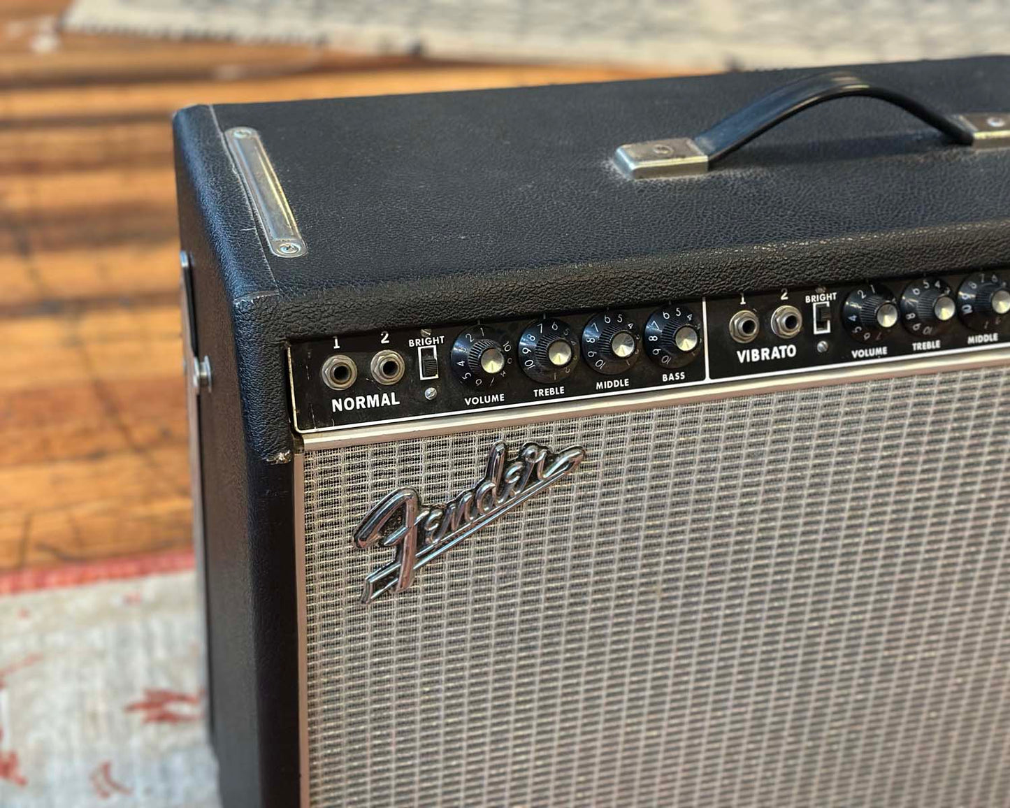 1969 Fender Twin Reverb Amp Black Face Valve Combo