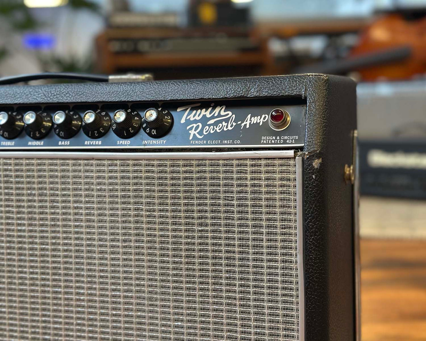 1969 Fender Twin Reverb Amp Black Face Valve Combo