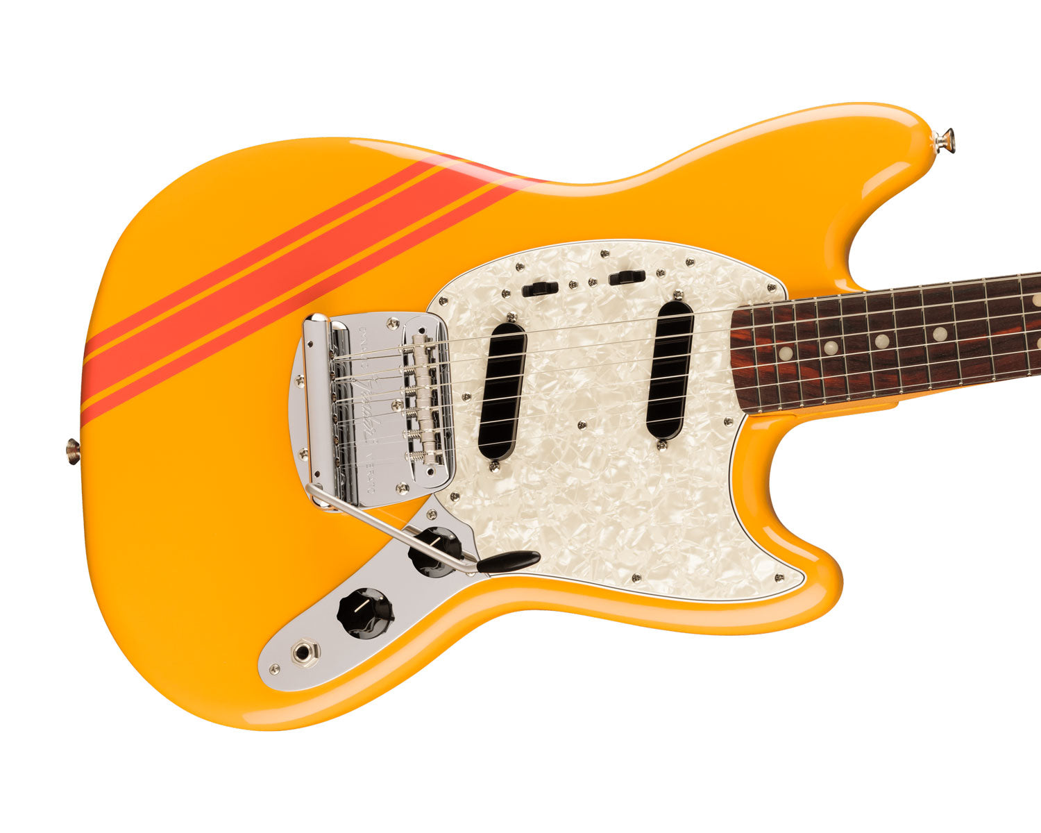 Fender mustang clearance bass orange