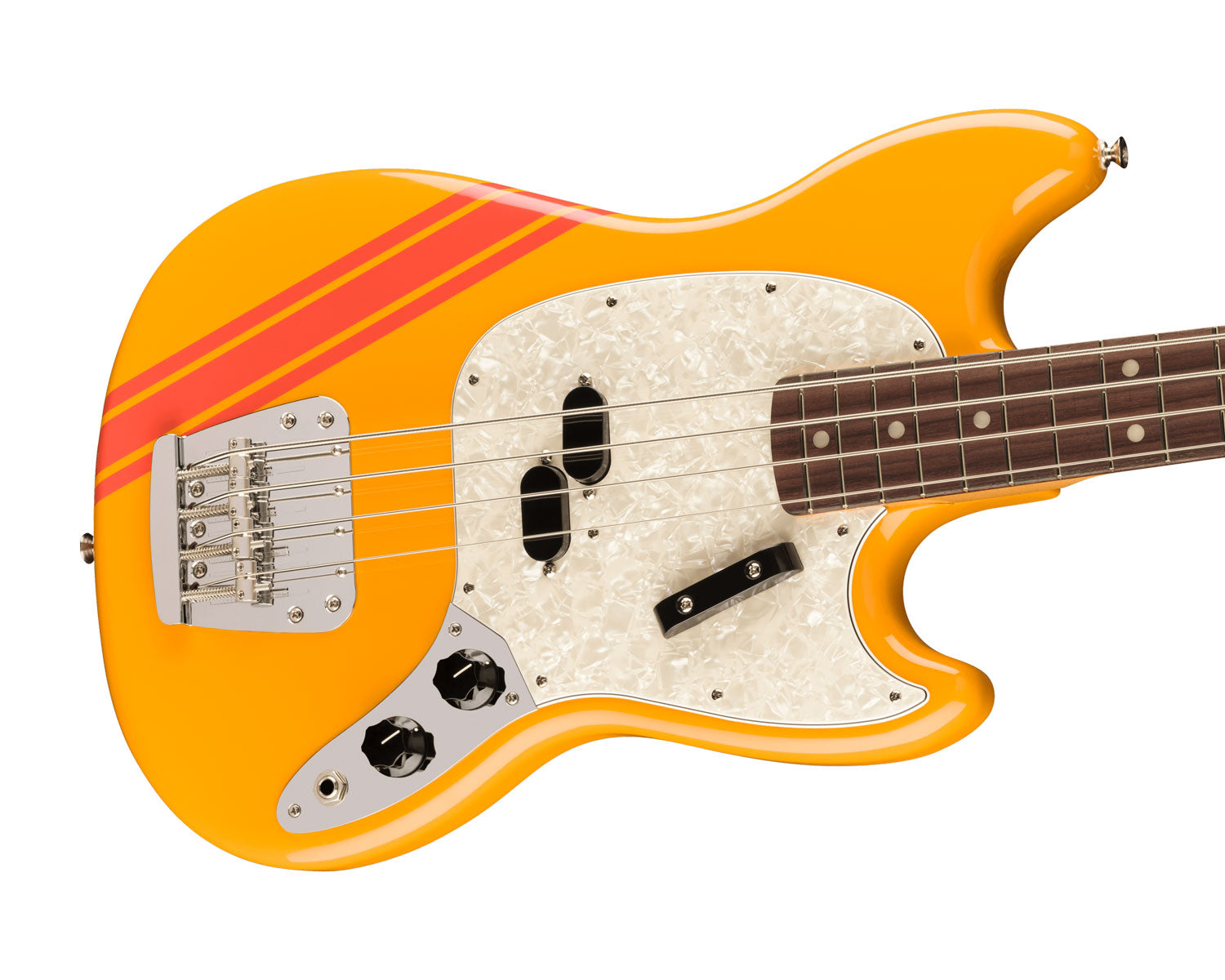 Fender mustang online competition orange