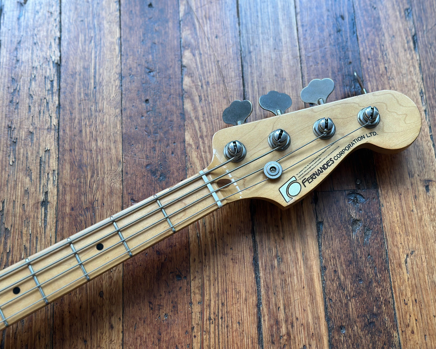 Fernandes FPB-55N Precision Bass Stone Logo – Found Sound