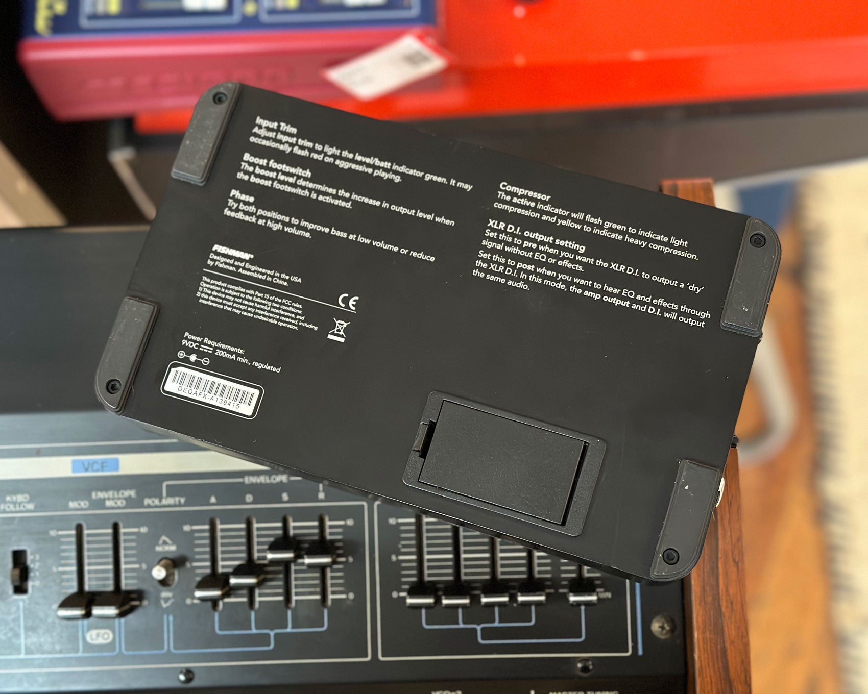 Fishman ToneDEQ Acoustic Preamp Multi Effects EQ/DI Pedal – Found