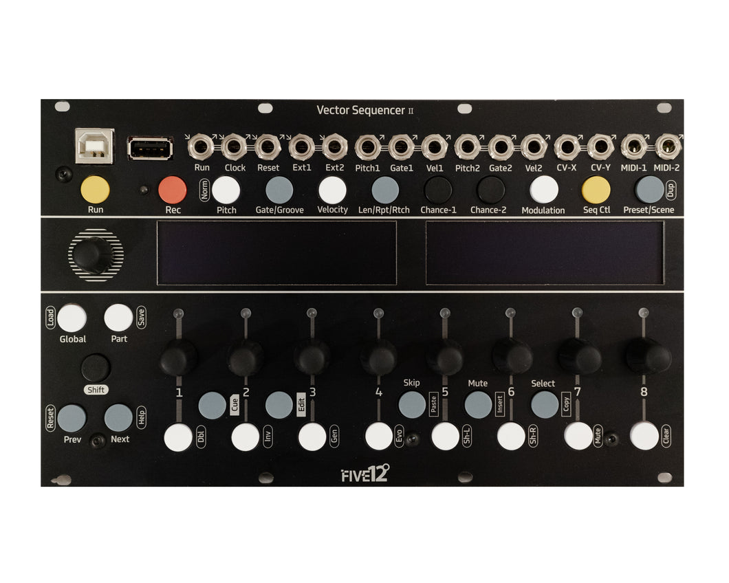 Five12  MkII Vector Sequencer - Black