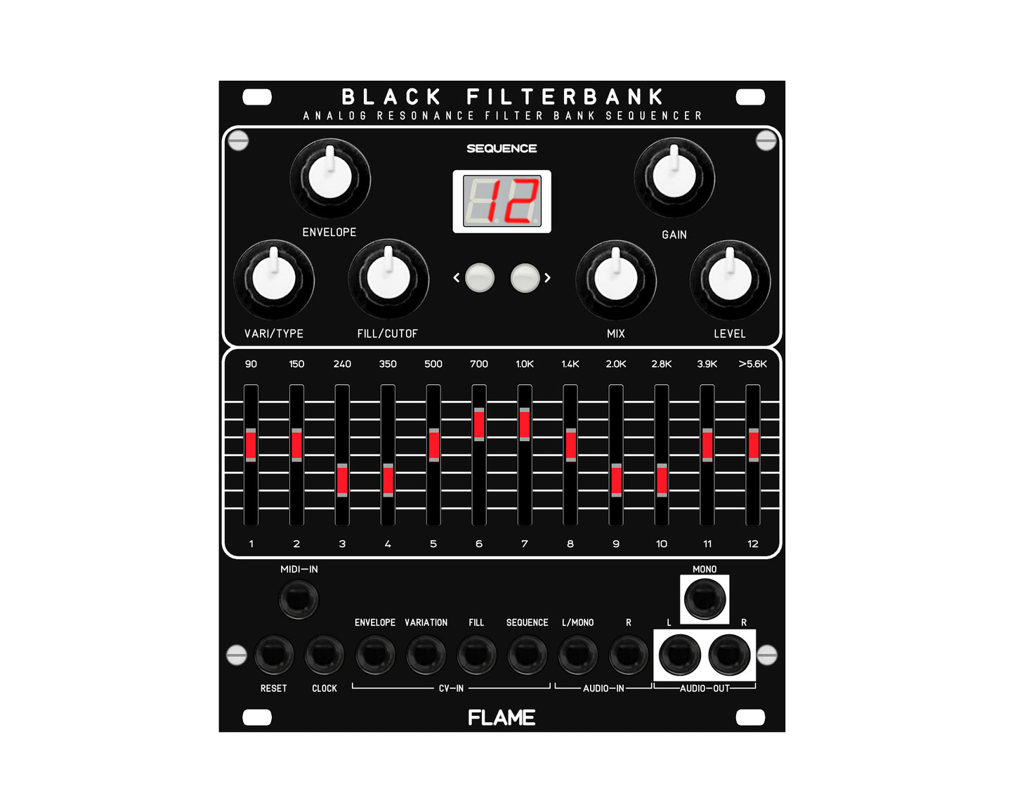 Flame Black Filterbank