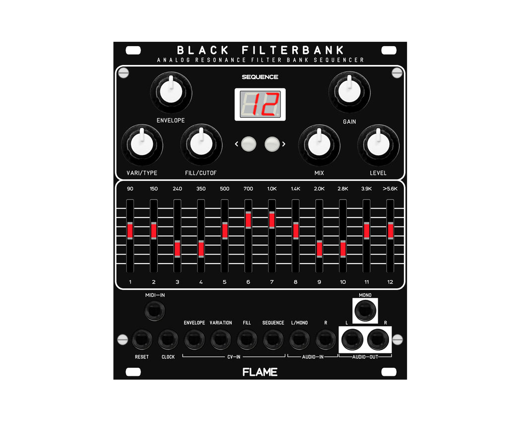 Flame Black Filterbank