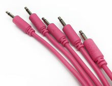 Load image into Gallery viewer, Found Sound 50cm Pink Patch Cable x 5
