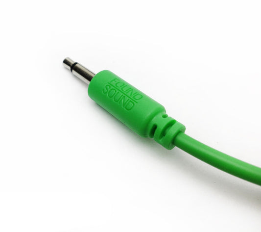 Found Sound 70cm Green Patch Cable x 5