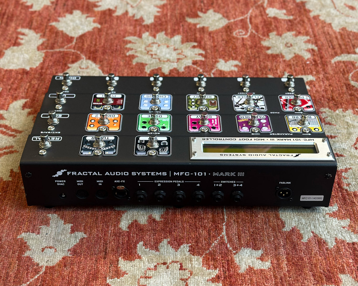 Fractal Audio Systems Axe-FX II XL with MFC-101 Mark III MIDI Foot