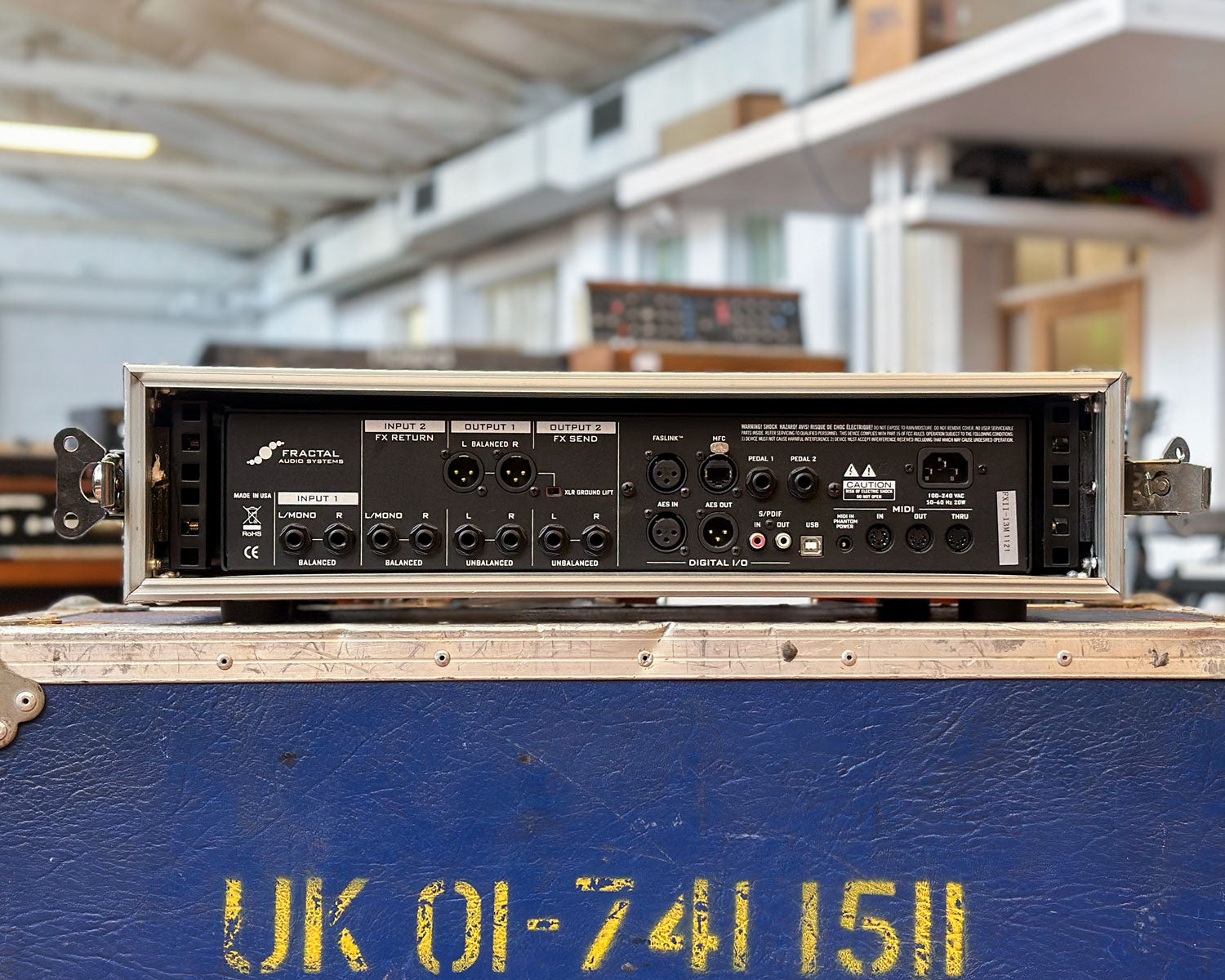 Fractal Audio Systems Axe-FX II XL with MFC-101 Mark III MIDI Foot