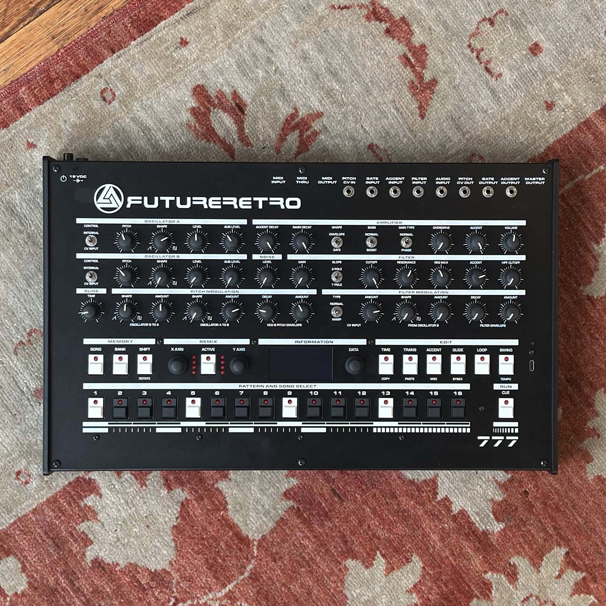 Future Retro FR-777 Monophonic Bassline Synthesizer
