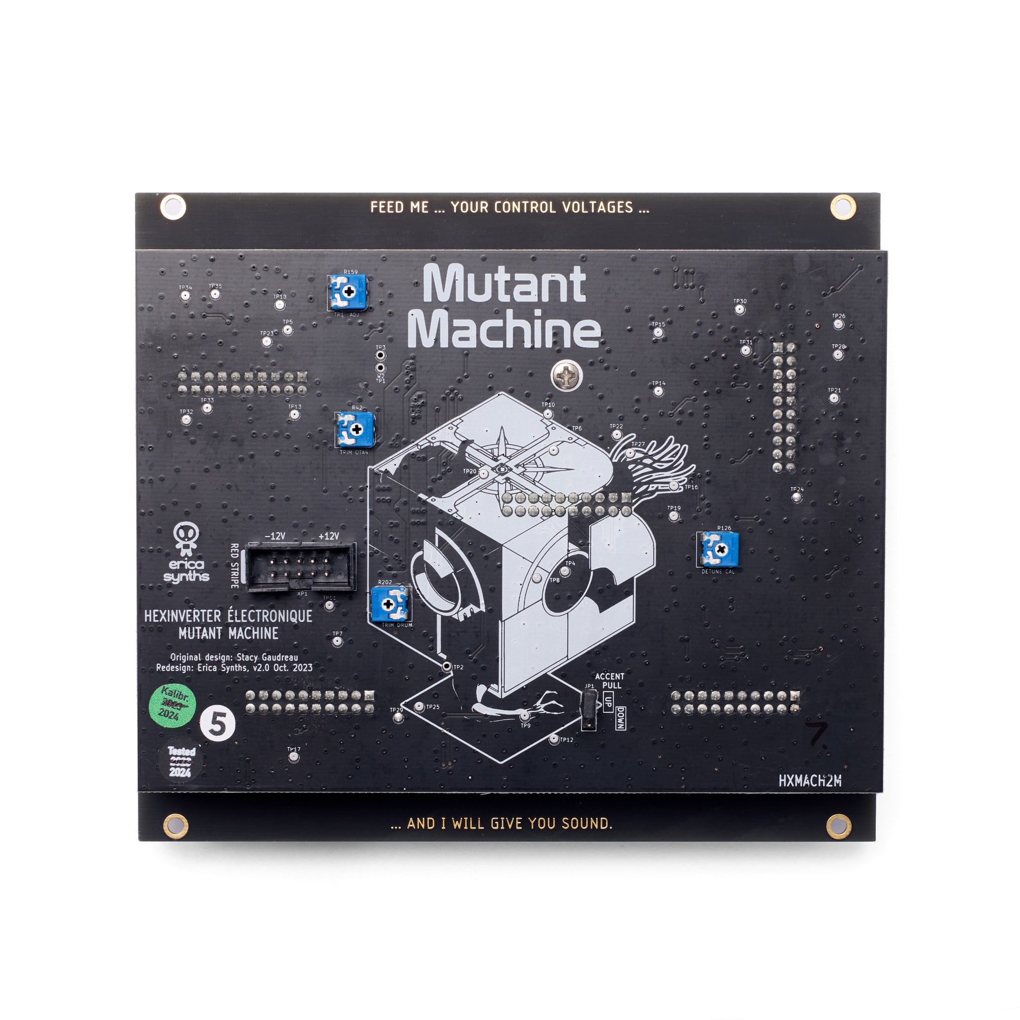 Hexinverter Mutant Machine ドラムシンセモジュール Mutant Machine — HEXINVERTER ÉLECTRONIQUE | HEXINVERTER.NET