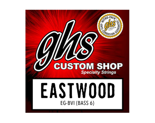GHS Eastwood EG-BVI Hooky Bass 6 - Peter Hook Signature String Set