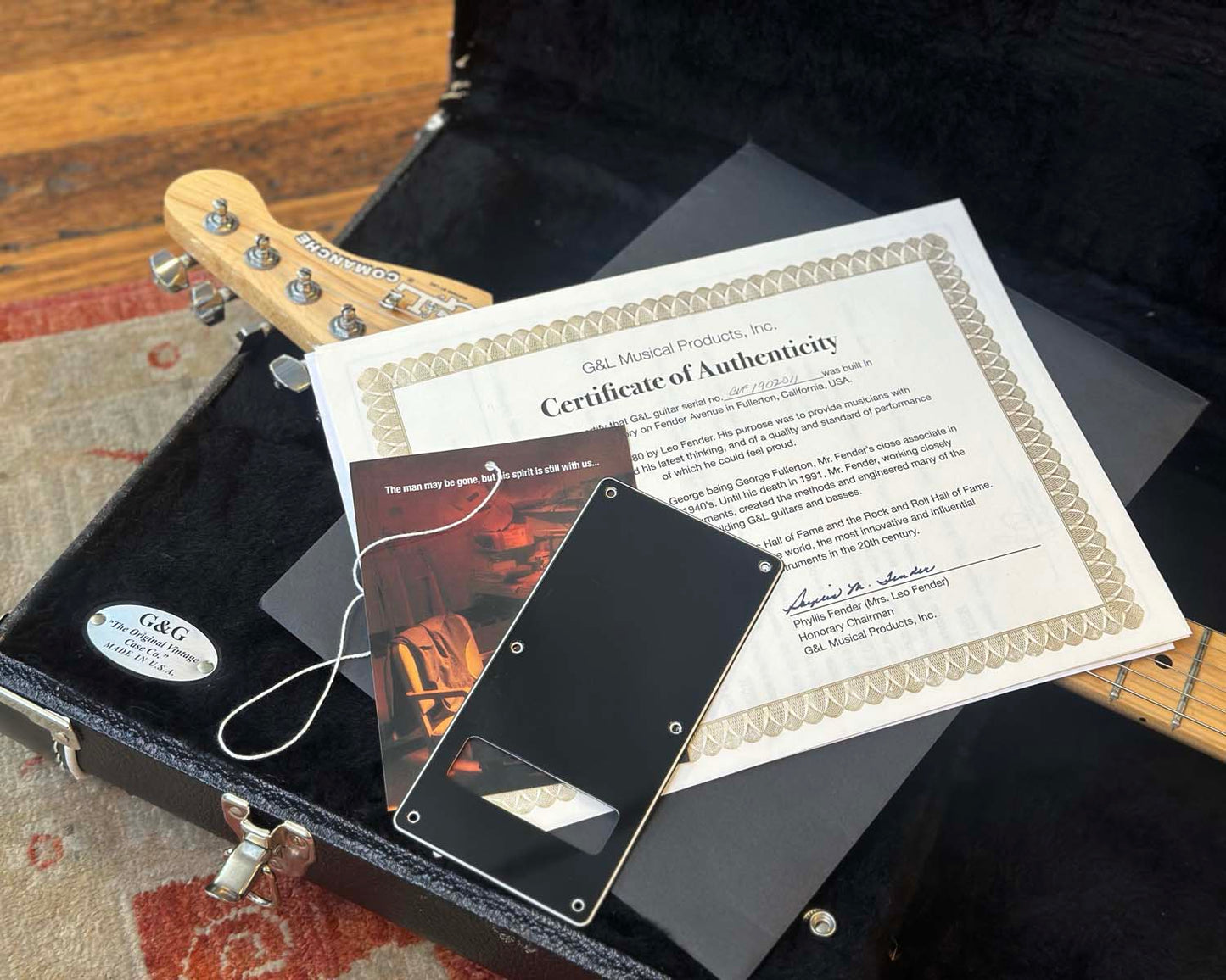2019 G&L Fullerton Deluxe Comanche - Vintage Natural