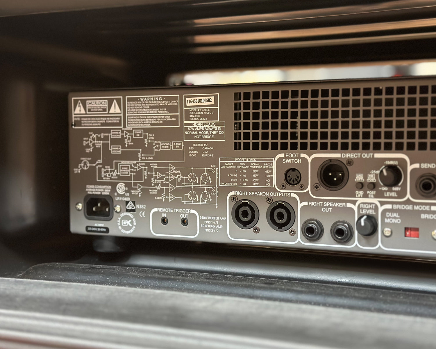 GALLIEN-KRUEGER 700RB-II（SKBケース付） ベースアンプ ギャリエン