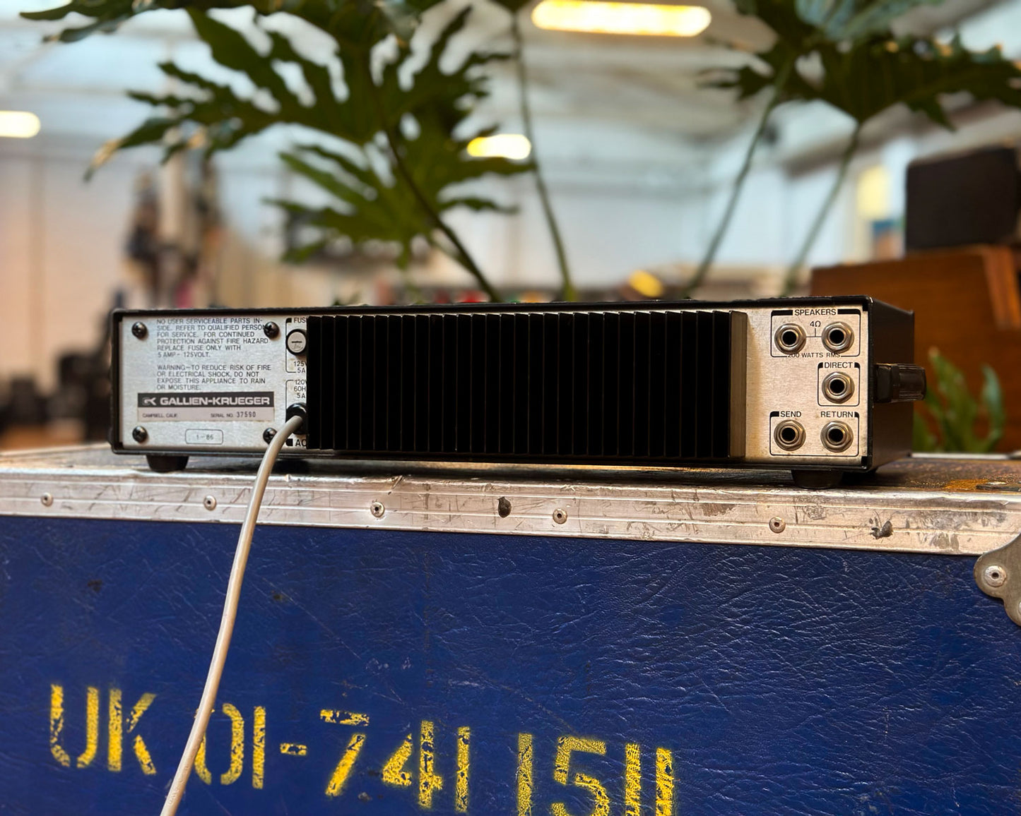 Vintage '82 Version 1 Gallien Krueger 400RB Bass Head