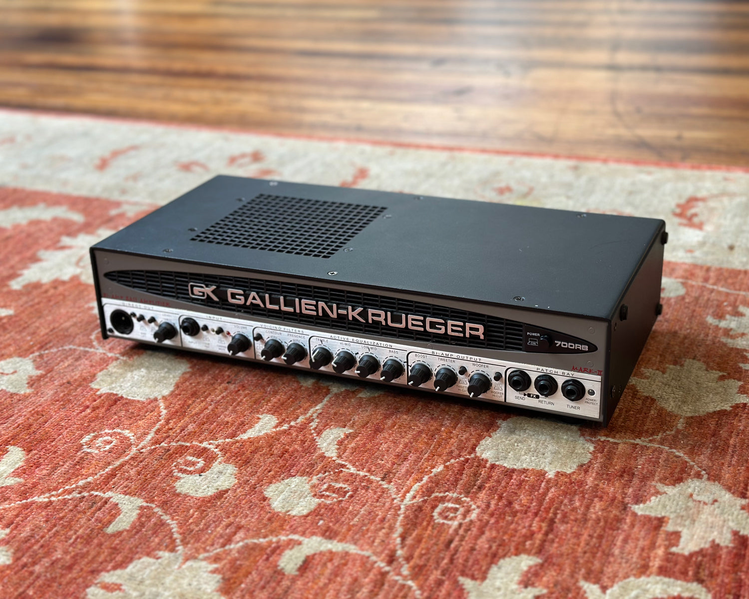 Gallien Krueger 700RB Mark II 450-Watt Biamp Bass Amp Head – Found Sound