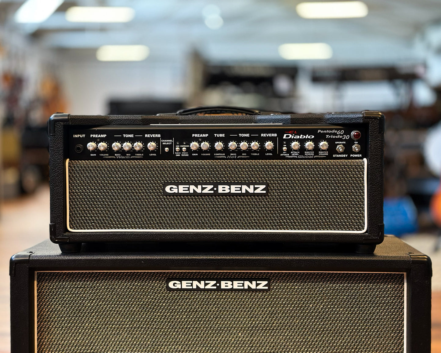 Genz Benz El Diablo 60 w/ Matching "Tribal" Grill 2x12 Cab