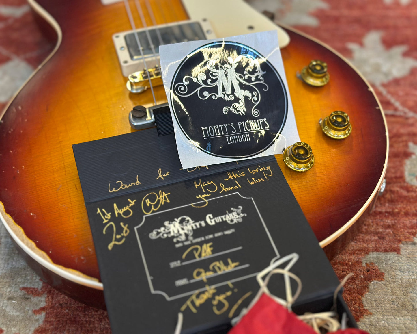 Gibson Custom Collectors Choice 1960 Reissue Les Paul Standard CC #7 - "John Shanks" w/ OHSC - Modified with Patent # T-Top + Monty PAF (097/300)
