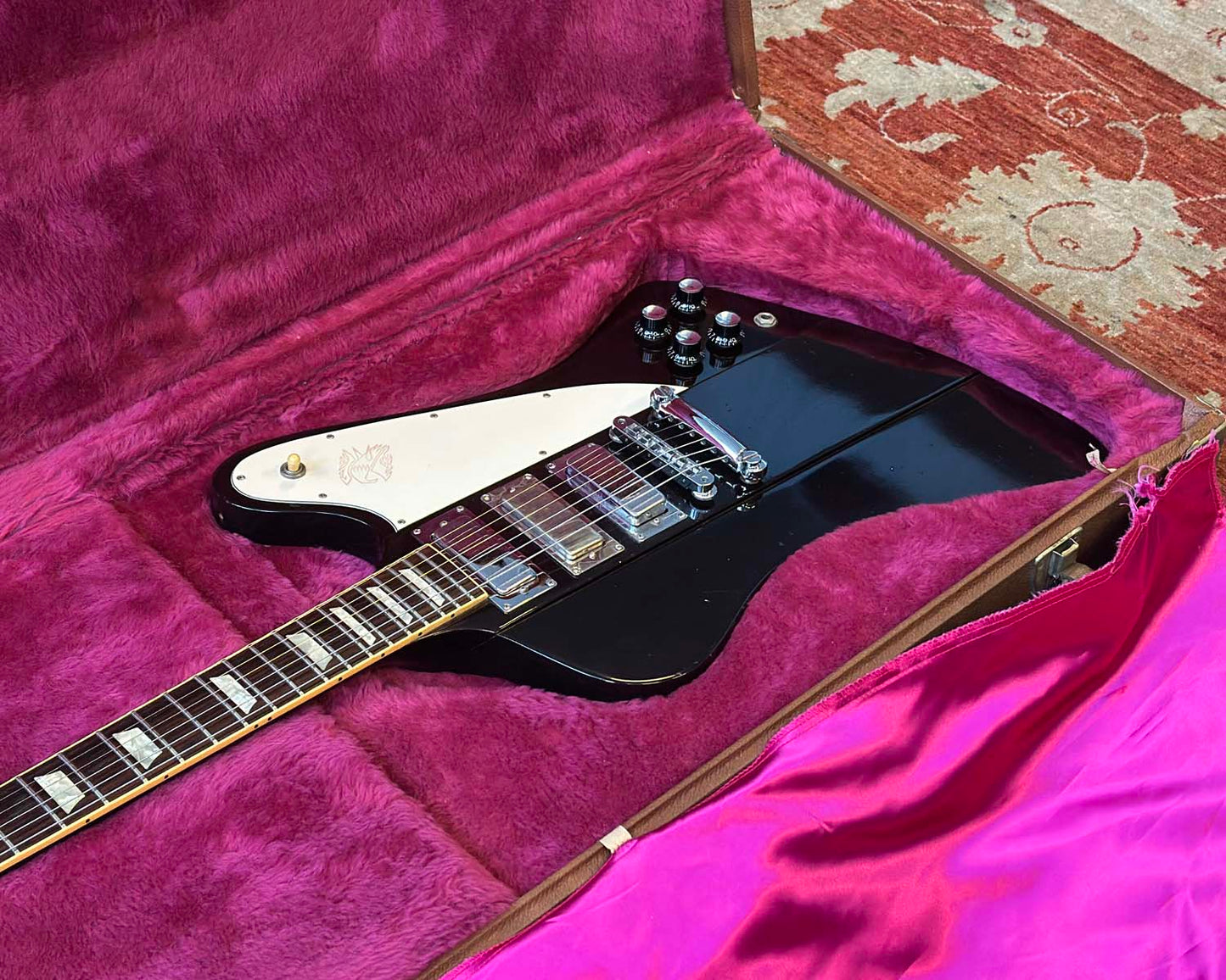 1996 Gibson Firebird Electric Guitar w/OHSC - Black (Top Refin)