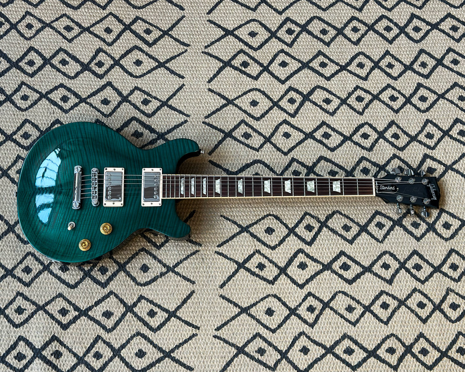 1998 Gibson Historic Les Paul Standard DC - Jalapeño Green - 2.7kg