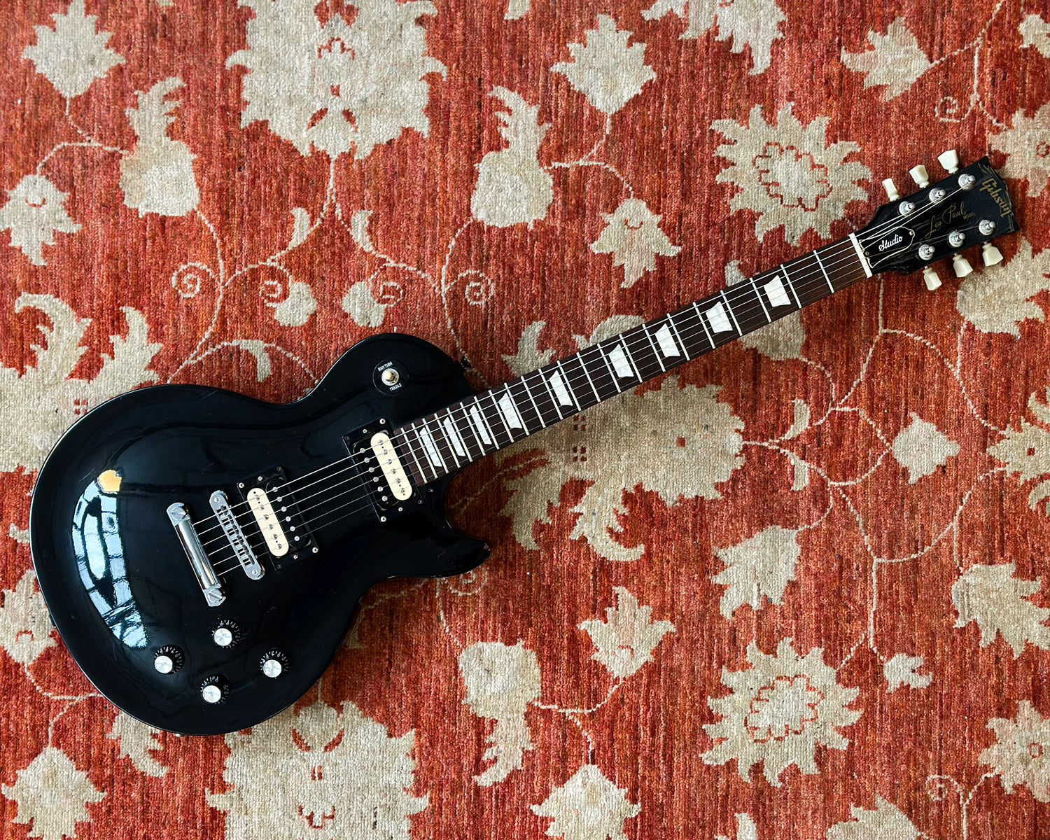 1995 Gibson Les Paul Studio - Ebony Refin w/ Seymour Duncan