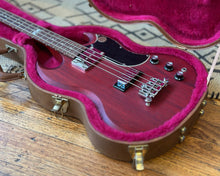 Load image into Gallery viewer, 2014 Gibson SG Bass Faded w/ OHSC 120th Anniversary Model - Satin Cherry Faded
