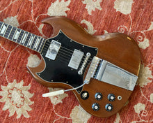 Load image into Gallery viewer, Modified 1970s Gibson SG Standard - Custom Order - Left-Handed in Walnut w/ OHSC &amp; Paperwork
