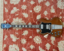 Load image into Gallery viewer, Modified 1970s Gibson SG Standard - Custom Order - Left-Handed in Walnut w/ OHSC &amp; Paperwork
