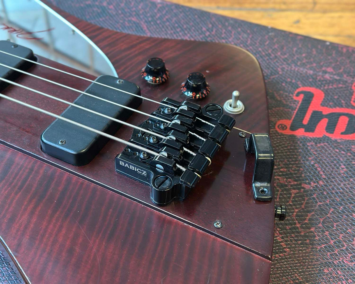 2008 Gibson Thunderbird IV Nikki Sixx Signature Model -  "Blackbird" - Satin Cherry w/ OHSC