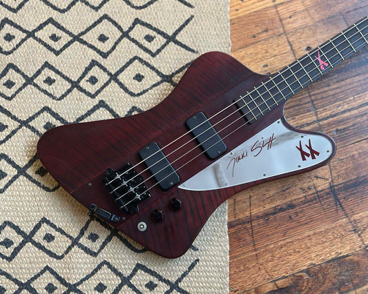 2008 Gibson Thunderbird IV Nikki Sixx Signature Model -  "Blackbird" - Satin Cherry w/ OHSC