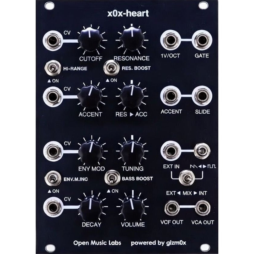 gizm0x x0x-heart MODs Eurorack Synthesizer Voice