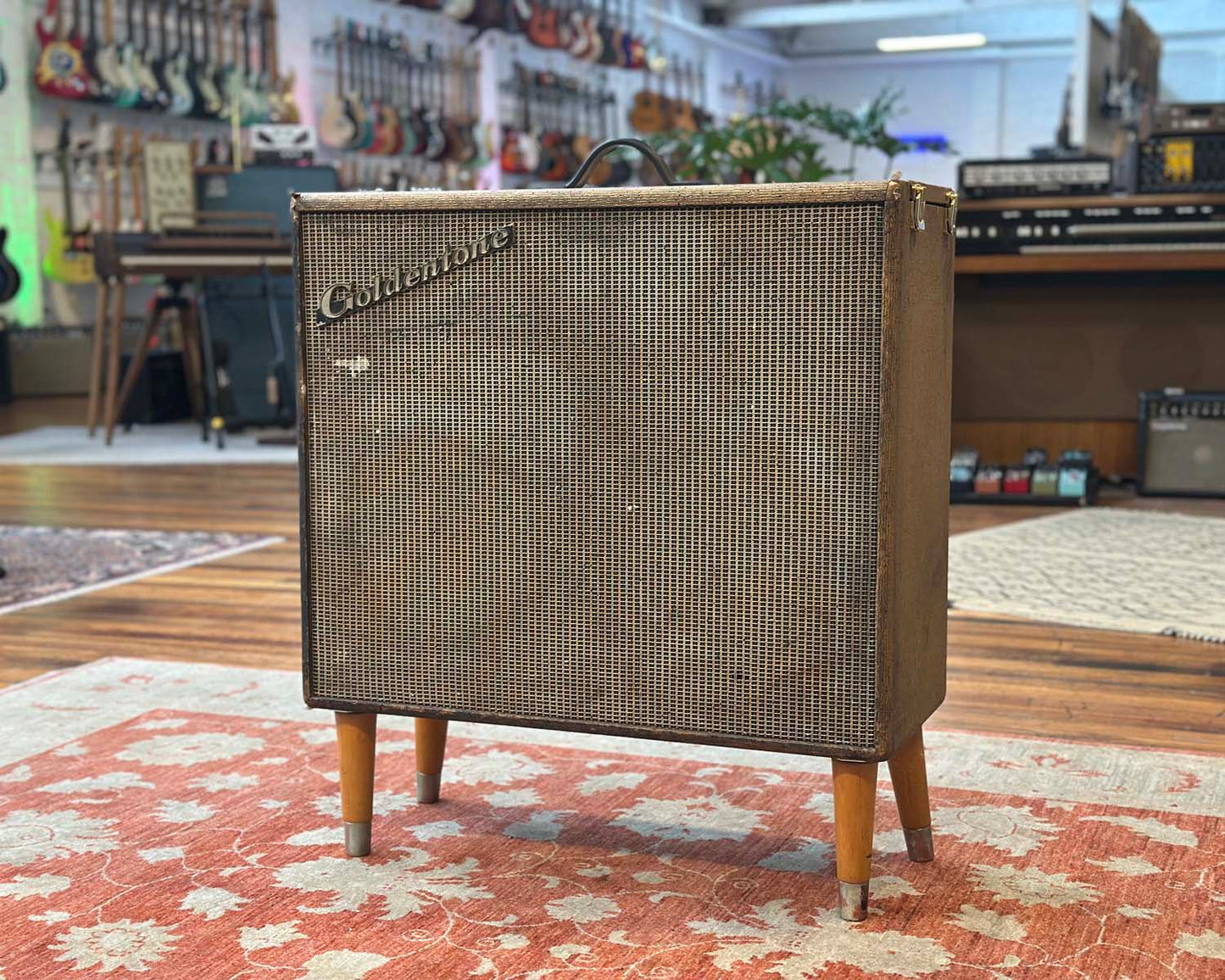 1966 Goldentone 1756 Bassmaster 40 'Fliptop' Head & Cabinet